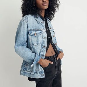 New, never worn Madewell Oversized Trucker Jean Jacket Size XXL